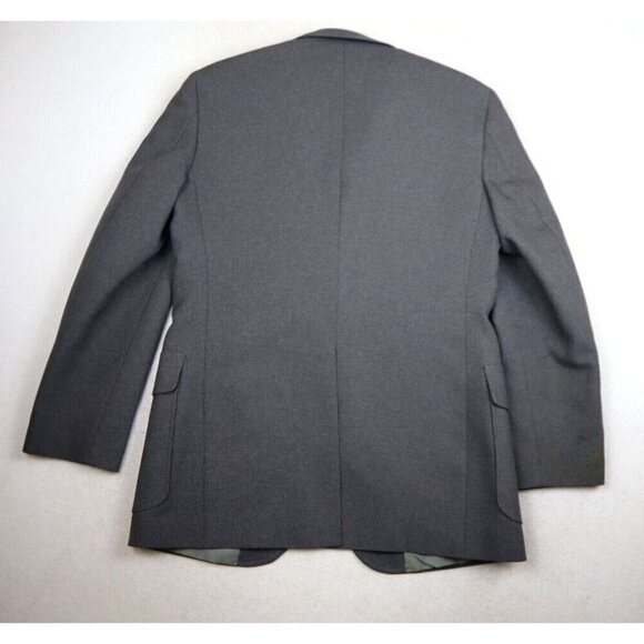 VINTAGE MEN'S GRAY SPORT COAT BLAZER SUIT JACKET - HAGGAR - SIZE 40S - Picture 10 of 15